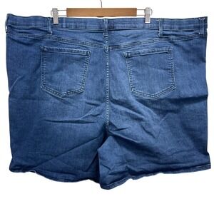 Torrid Denim‎ Shorts Womens 30W Blue Medium Wash Stretch High Rise 5-Pocket